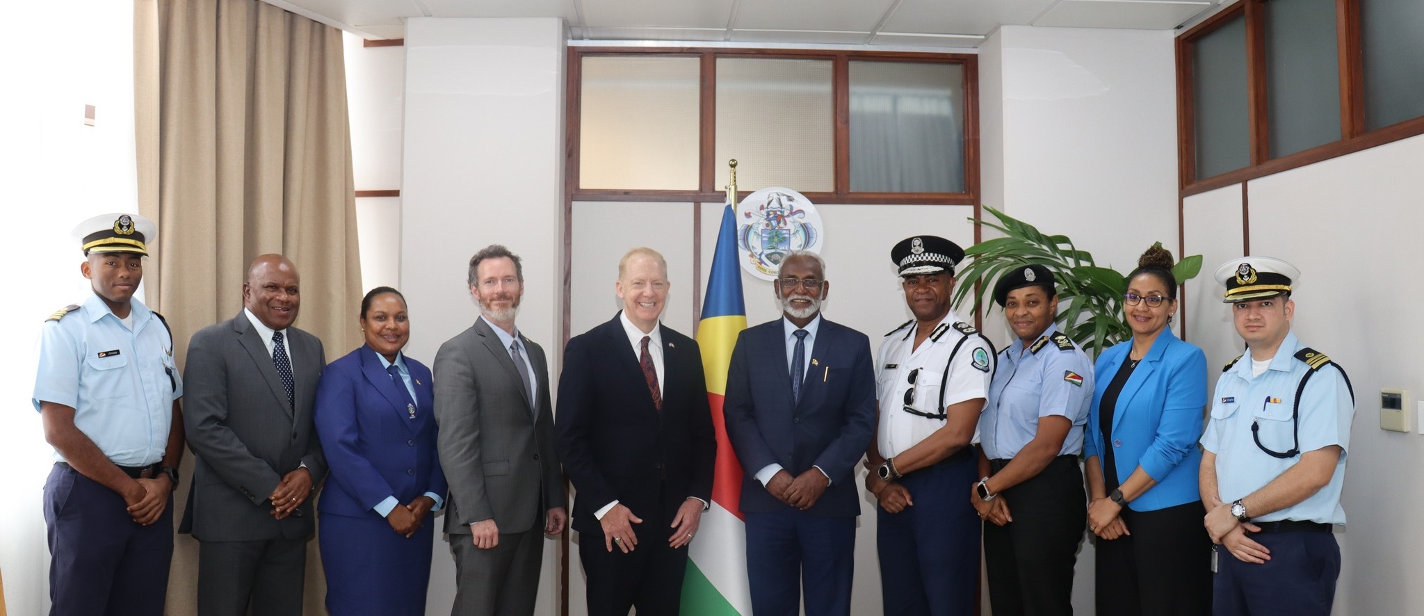 Courtesy Call between the Minister of Internal Affairs and U.S Ambassador 