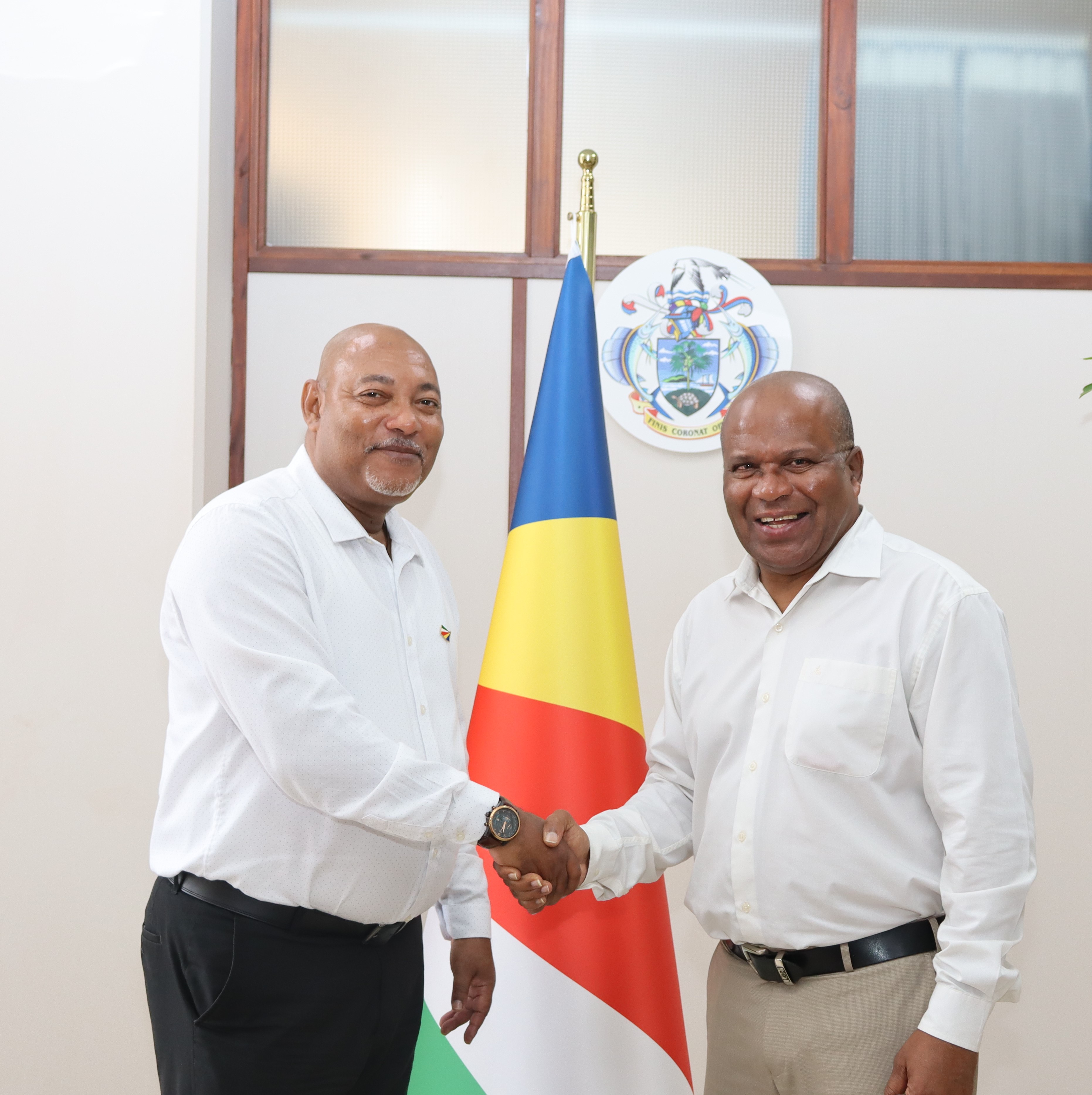 Day One in Office: Minister Camille Meets with Heads of Department